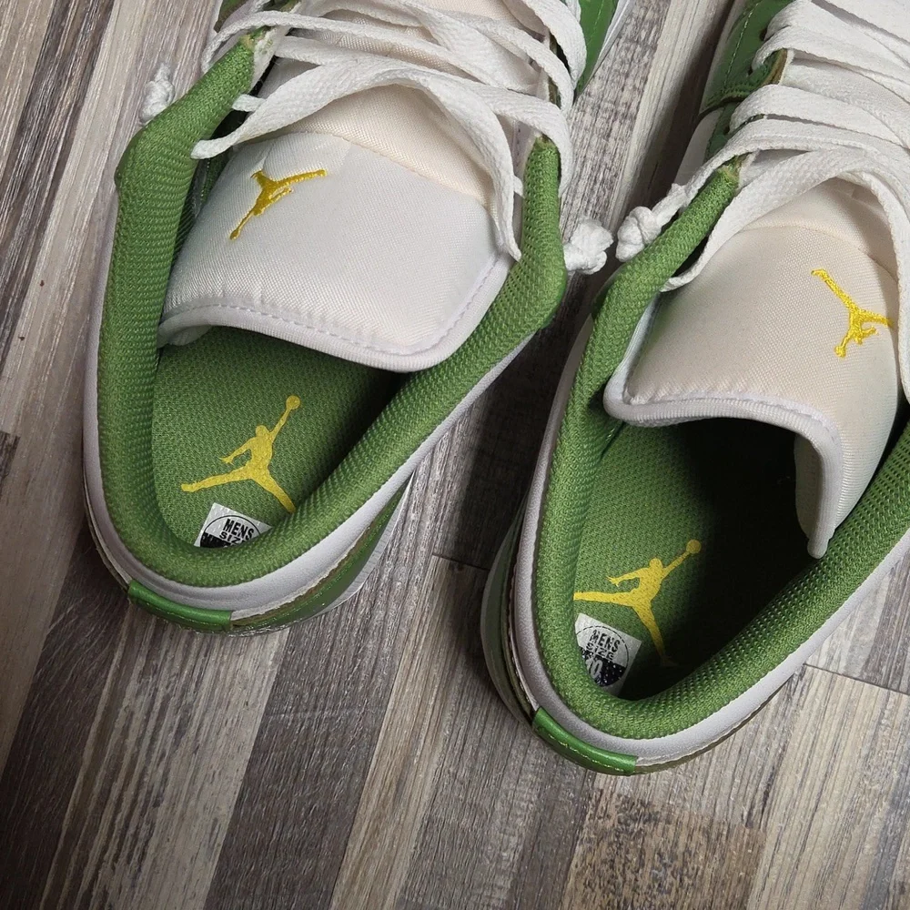 💯💥Nike Air Jordan 1 Low SE Green Chlorophyll HF4823-100 Men's Size 10 - Picture 5 of 5